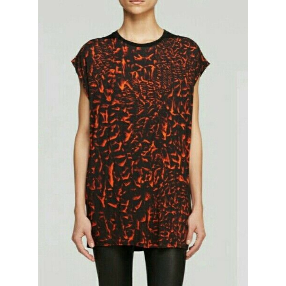 Helmut Lang | Sleeveless over-sized jersey top